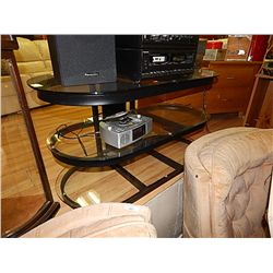 LG GLASS AND METAL T.V.STAND