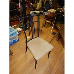 DINING CHAIR - FAUX SUEDE SEAT