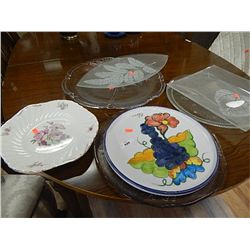 PLATES & PLATTERS - 7 TOTAL