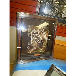 FRAMED PRINT "HIDDEN IN THE PINES - CARL BRENDER - RETAIL APPROX. $450