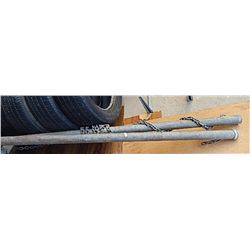 FENCE PIPES (2) AND CHAIN