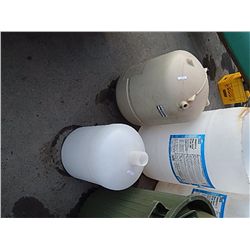 PLASTIC CARBOY AND WATER TANK
