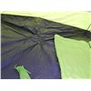 Image 6 : CAMPING SET - TENT, SLEEPING BAGS (2) AND PORTABLE SUN SHADE - **NOTE - TENT DAMAGED ON FLOOR BUT CA