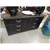 Image 1 : DRESSOR - FAUX MARBLE TOP - NEW - 6 DRAWER