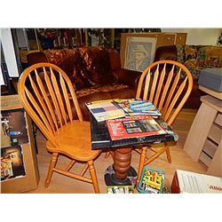 ARROW BACK CHAIRS - 2 - OAK