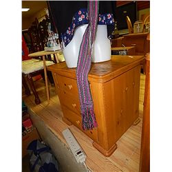 PINE NITE TABLE - 3 DRAWER