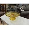 Image 1 : AMBER GLASS CAKE DISH