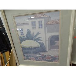 FRAMED PICTURE - PASTEL PATIO