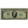 Image 1 : 1950 $10 FEDERAL RESERVE NOTE (MAJOR MINT ERROR- REV OFF CENTER)