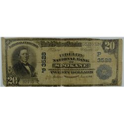 1902 $20 NATIONAL SPOKANE, WA #3528
