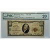 Image 1 : 1929 $10 WINTERSET, IOWA PMG 20 RARE