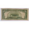 Image 2 : $5.00 1934 A NORTH AFRICA EMERGENCY NOTE SILVER CERTIFICATE YELLOW SEAL