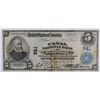 Image 1 : 1902 $5.00 CNB PORTLAND, MAINE CH 941 FAIR