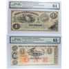 Image 1 : 2-SOUTH CAROLINA NOTES: 1872 $1.00 PMG 64 AND SOUTH CAROLINA RAILROAD PMG 65 EPQ
