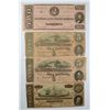 Image 1 : CONFEDERATE NOTES CIRC: 1864 $20.00, 2-1864 $5.00, 1862 $2.00