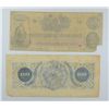 Image 2 : 2-$100 CONFEDERATE NOTES CIRC 1862