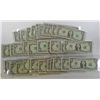 Image 1 : 58- $1.00 FRN NOTES; MIX OF STAR NOTES, JOSEPH BARR ETC