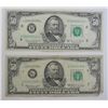 Image 1 : 2-$50.00 FRN STAR NOTE CIRC