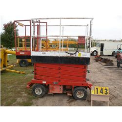 Skywick Model 7622  700 lb capacity electric scissor lift