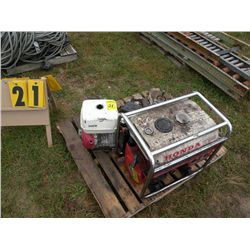 [2] motors for parts & Honda EM 3000 grnerator-running condition unknown