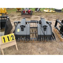 72" twin cylinder rock grapple -New