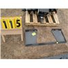 Image 1 : Weldable tool plate for skid loader -New