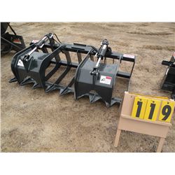 72" twin cylinder brush grapple -New