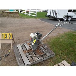 Power trowel w/5 hp Honda motor