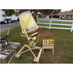 Electric cement mixer