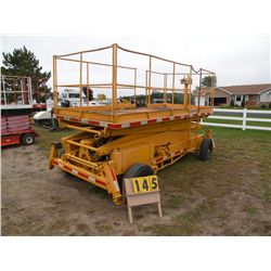 Scissor lift -5x13 platform, Wisconsin power