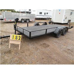 Homemade tandem trailer -SELLS NO TITLE, OFF ROAD USE ONLY