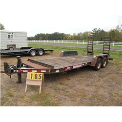 2003 Big Tow skidloader trailer SN-4KNUB18223L160320