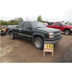 2004 Chev 2500 HD SN-1GCHK29U94E300255