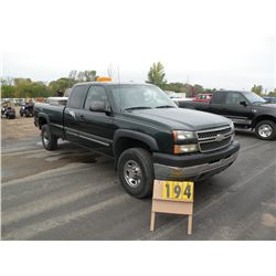 2004 Chev 2500 HD SN-1GCHK29U54E294194