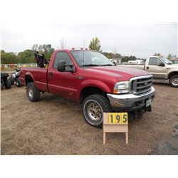 2002 Ford F-350 SN-1FTSF31F02EB29504