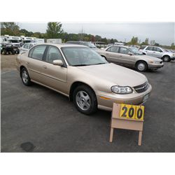 2002 Chevy Malibu SN-1G1NE52J22M660667