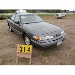 1992 Ford Crown Vic SN-2FACP74WXNX154908