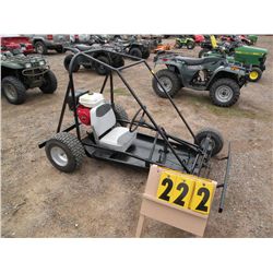Go-Cart -8 hp Honda, -weak brakes