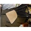 Image 2 : DINING CHAIR - FAUX SUEDE SEAT