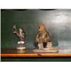 Image 1 : OLD MAN FIGURE AND HUMMING BIRD