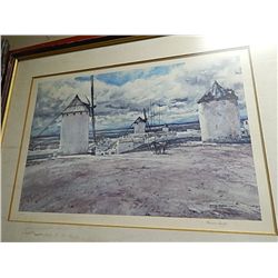 FRAMED PICTURE - DUTCH JOUSTING