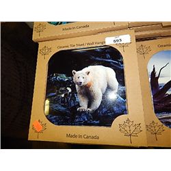 POLAR BEAR CERAMIC TILE - NEW