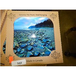 PEBBLED BEACH CERAMIC TILE - NEW