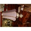 Image 1 : RETRO TABLE LAMP WITH HAND CRAFTED LAMP SHADE