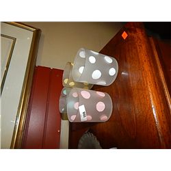 RETRO DRINKING GLASSES - 4 TOTAL
