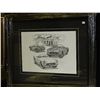 Image 1 : FRAMED LIMITED EDITON PRINT "CORVETTE'S - A ANG - RETAIL APPROX. $300