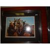 Image 1 : FRAMED LIMITED EDITON PRINT "TEAM WORK - ADELINE HALMERSON - RETAIL APPROX. $600