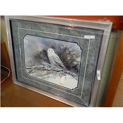 FRAMED LIMITED EDITON PRINT "ARCTIC GHOST - DARE BARTHOLET - GALLERY - $275