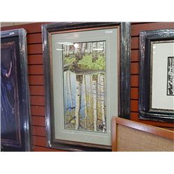 FRAMED LIMITED EDITON PRINT "FISH TAILS - SCOTT KENNEDY - GALLERY - $ 500