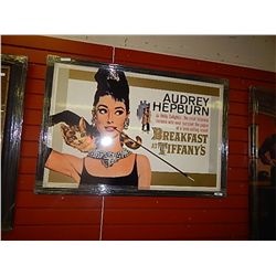 FRAMED ADVERT - AUDREY HEPBURN - GALLEY $250